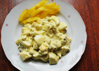 Odlehčený vajíčkový salát