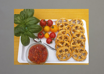 Slaná pizza kolečka