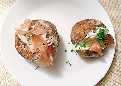 Brambory pečené v soli