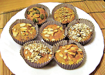 Celozrnné muffinky