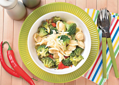 Orecchiette s restovanou zeleninou