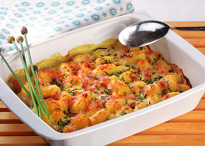 Šunkové gnocchi