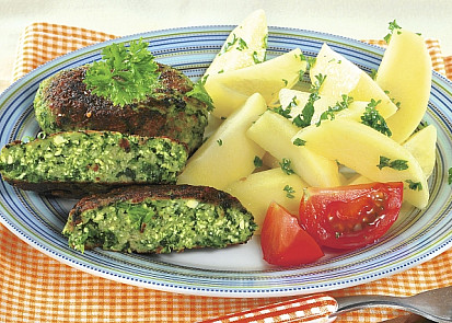 Špenátové karbanátky s tofu
