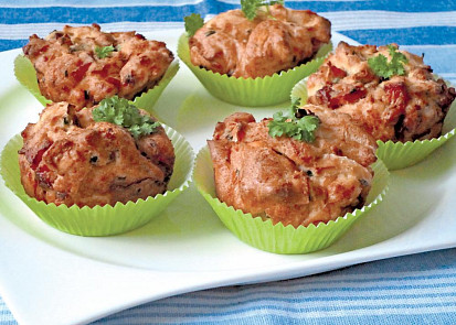 Muffiny s uzeným