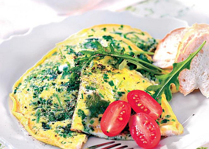 Bylinková omeletka