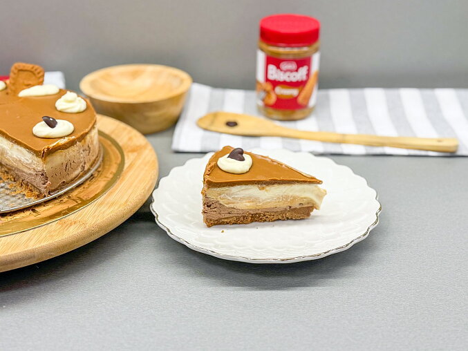 Nepečený lotus cheesecake