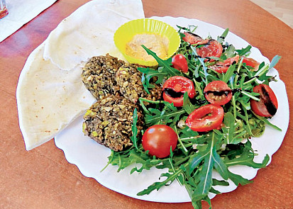 Falafel z červené řepy