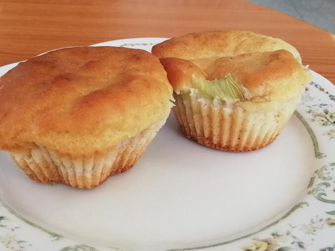 Rebarborové muffiny