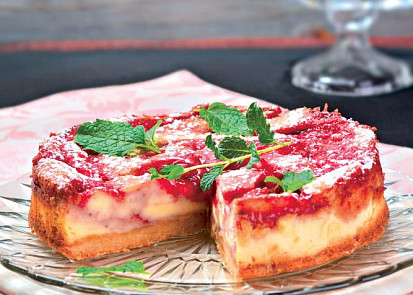 Cheesecake s jahodami