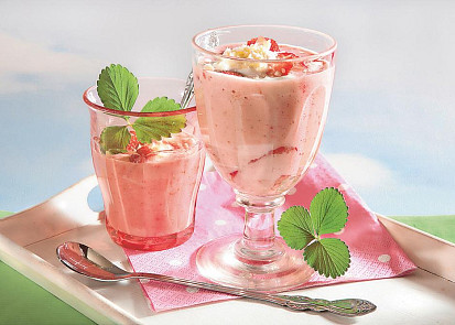 Jahodový jogurt