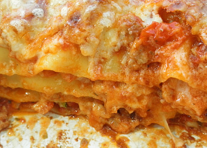 Lasagne s cuketou