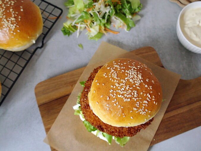 Šťavnatý McChicken burger