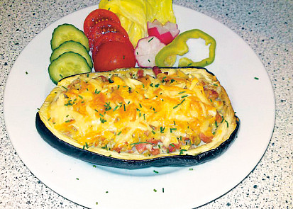 Lilek plněný uzeným