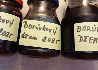 Borůvkový džem