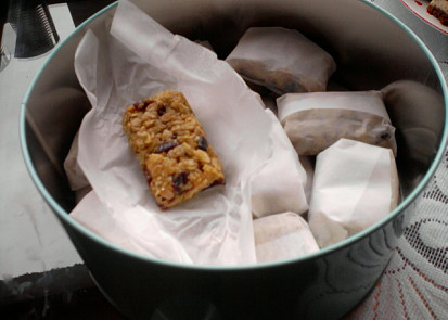 Mandlové müsli tyčinky