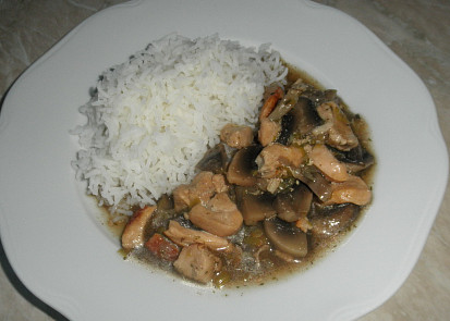 Kuřecí směs se žampiony