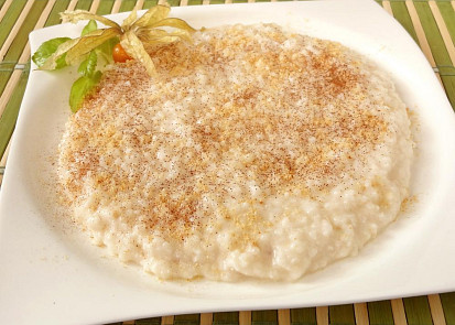 Rýžová kaše s jablky