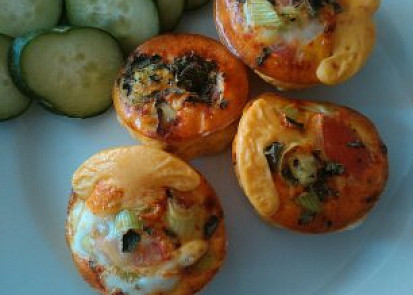 Slané vaječné muffiny