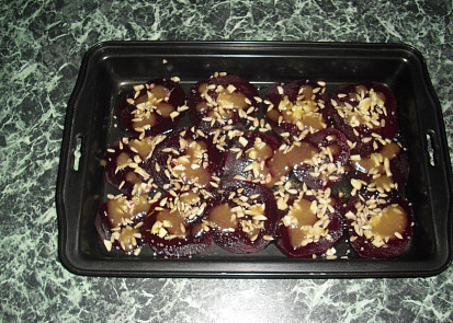 Pečená řepa s medem