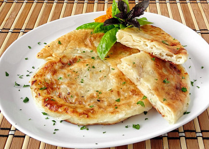 Cibulové placky se sýrem