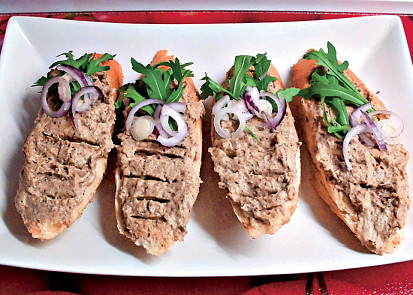 Domácí houbová paštika se sýrem