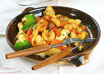 Dýně na karí s kuřecím masem