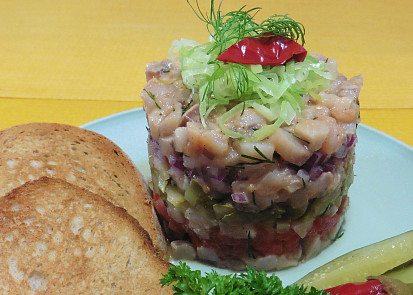 Tataráček z matjesů