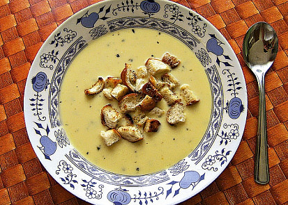 Krémová česnečka