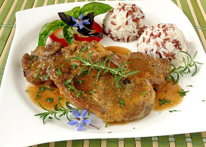 Krkovička na česneku