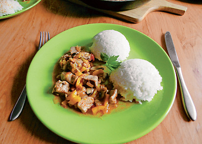 Kuřecí čína se žampiony