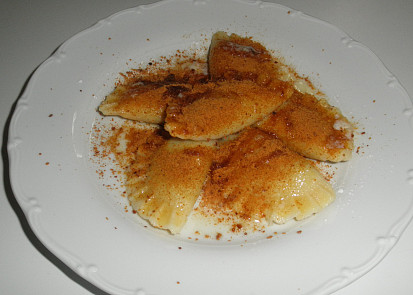 Bramborové taštičky se švestkovými povidly