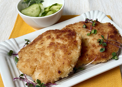 Květákové karbanátky s mozzarellou