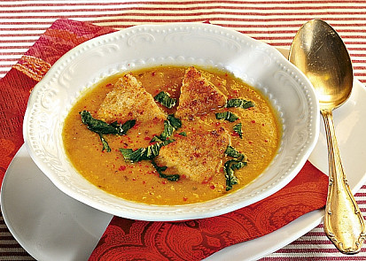 Mrkvovo-čočková polévka