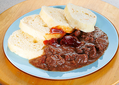 Daňčí maso na víně