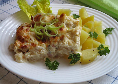 Zapečený květák s nivou