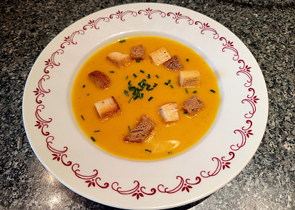 Krémová polévka z pečené zeleniny