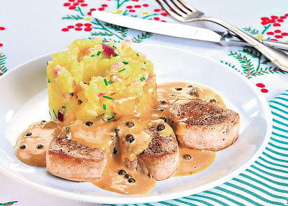 Panenka na zeleném pepři