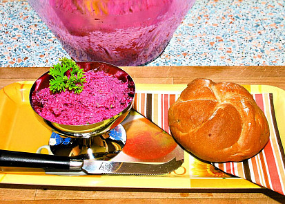 Pomazánka z řepy a sýra