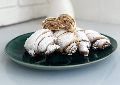 Svatomartinské rohlíčky s ořechy podle Kamily Nývltové