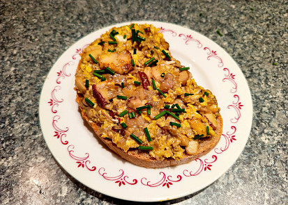 Houbová smaženice či praženice