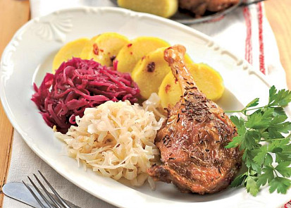 Pečená mladá husička