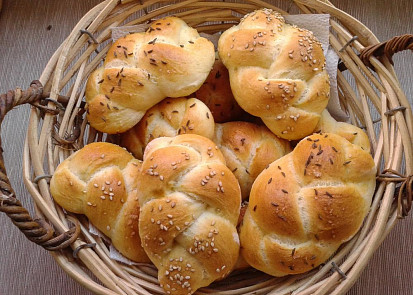 Křupavé domácí housky