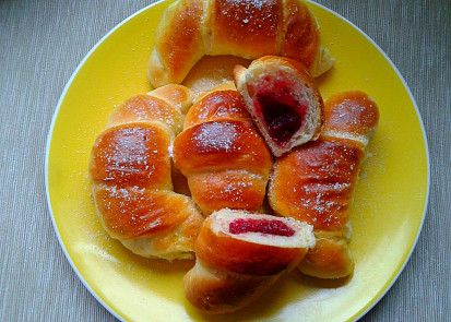 Rohlíčky s marmeládou