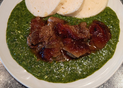 Výpečky se špenátem