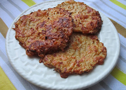 Květákové placičky pečené v troubě