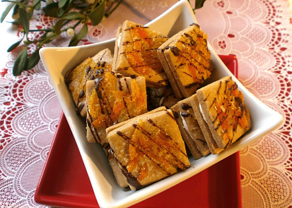 Čtverečky s meruňkami