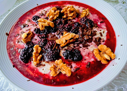 Ovesná kaše s tvarohem pro diabetiky