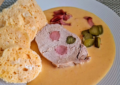 Nízkosacharidová hamburská kýta vhodná pro diabetiky typu 2