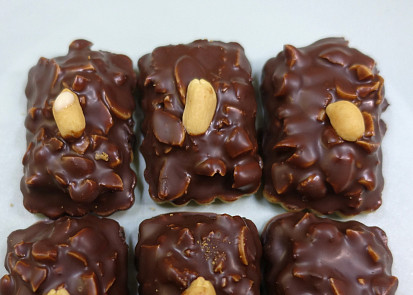 Linecké obdélníčky s arašídy