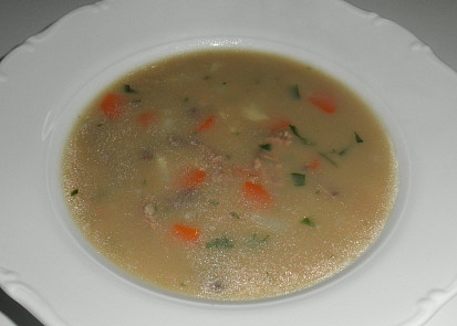 Polévka z drůbežích drobů